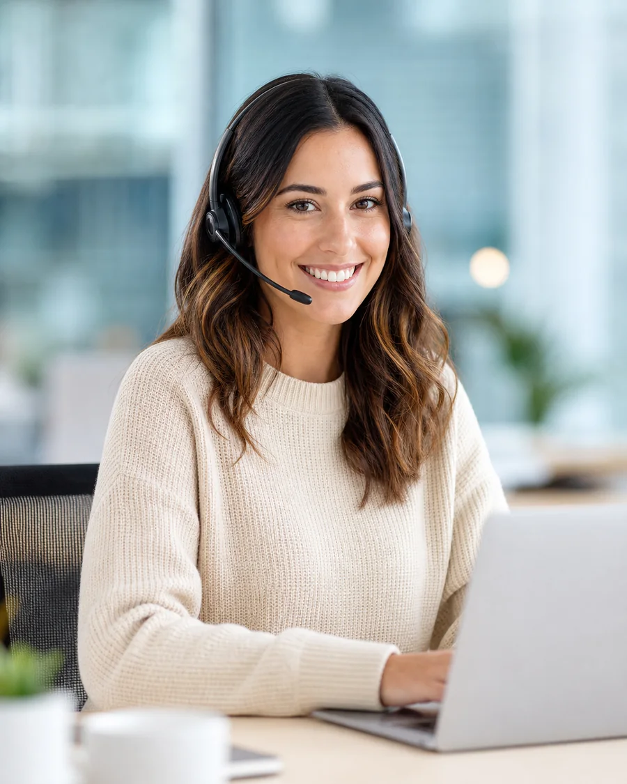 HDMeds care team specialist wearing a headset
