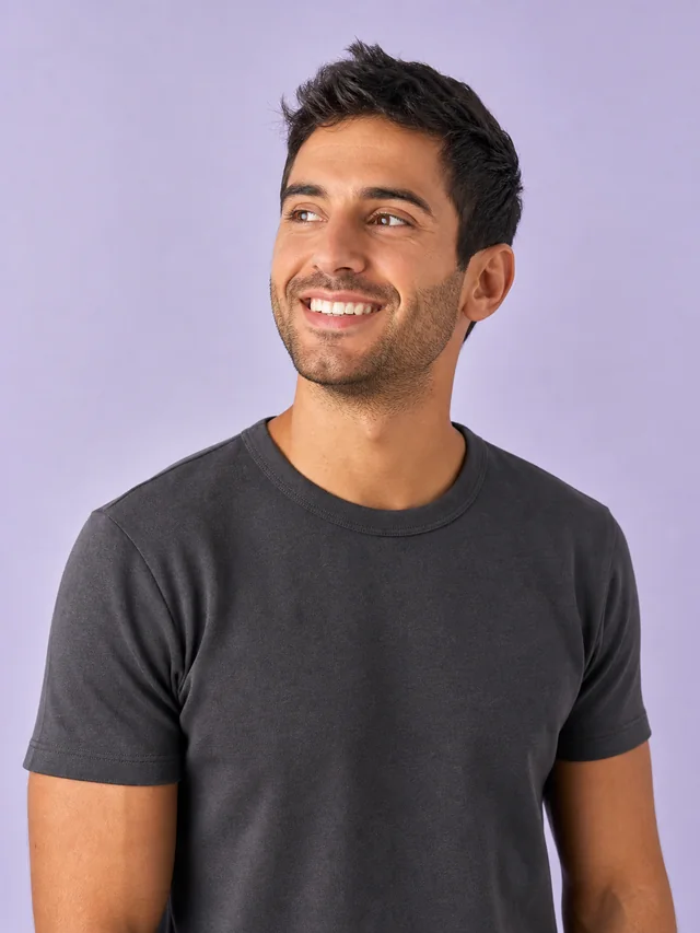 Smiling young man portrait